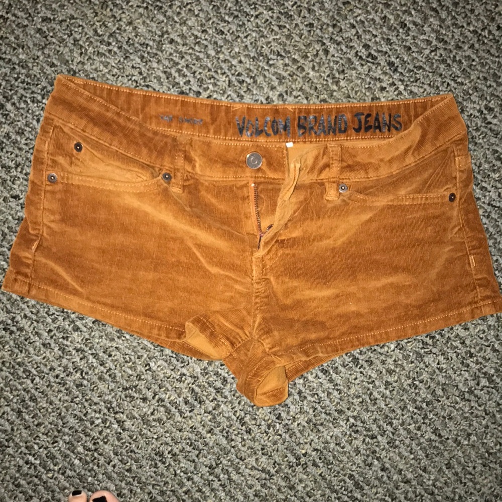 Rust Corduroy Volcom Shorts